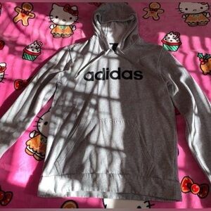 Grey men’s Adidas hoodie / S